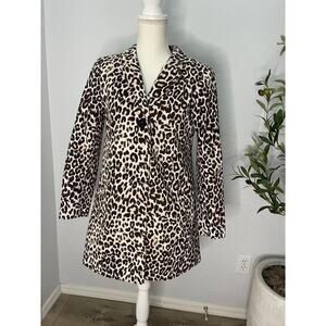 Leopard Print Jacket/ Blazer